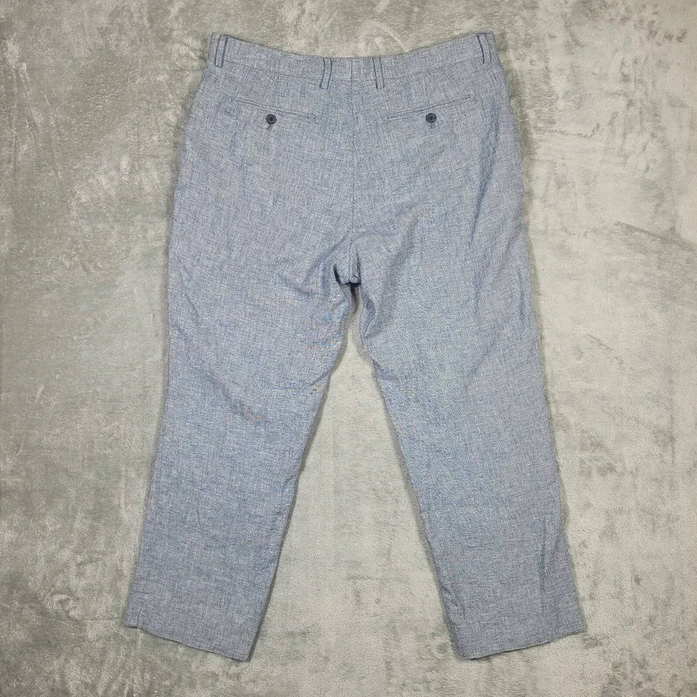 Banana Republic Linen Blend Pants Mens 36x30 (Fits 36x28) Standard Fit Taper